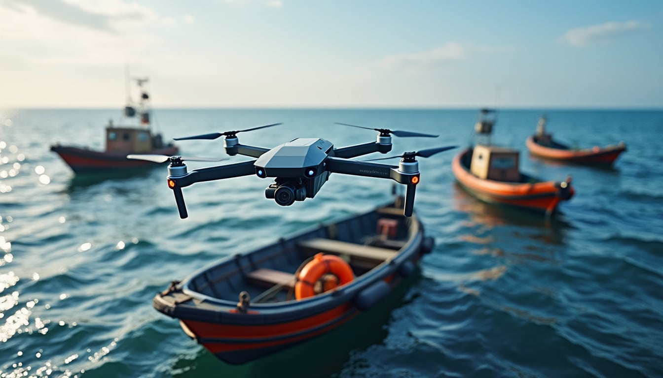 découvrez comment les drones révolutionnent les recherches maritimes en localisant rapidement les bateaux à la dérive et en améliorant l'efficacité des opérations de secours en mer.