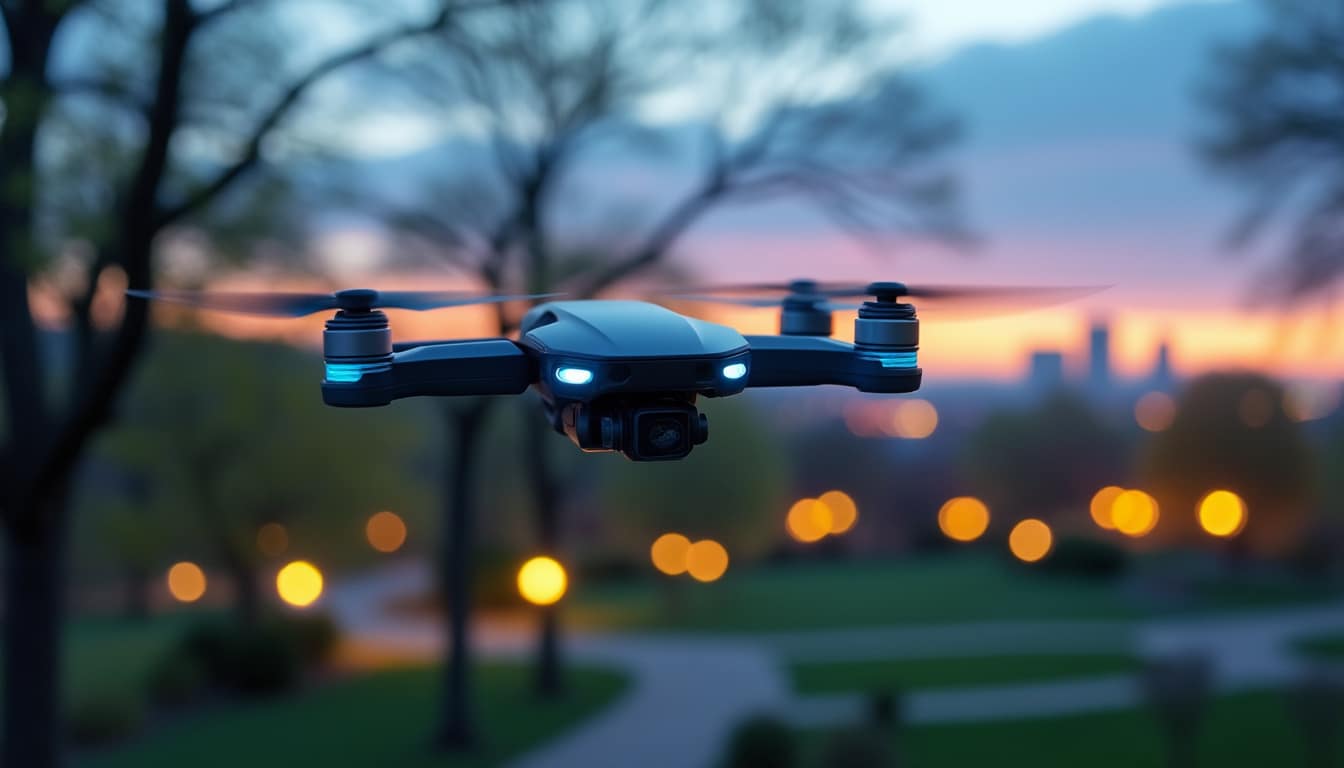 découvrez comment les hélices silencieuses permettent à votre drone mini de voler discrètement, parfait pour les prises de vue en toute discrétion et une expérience de vol paisible.