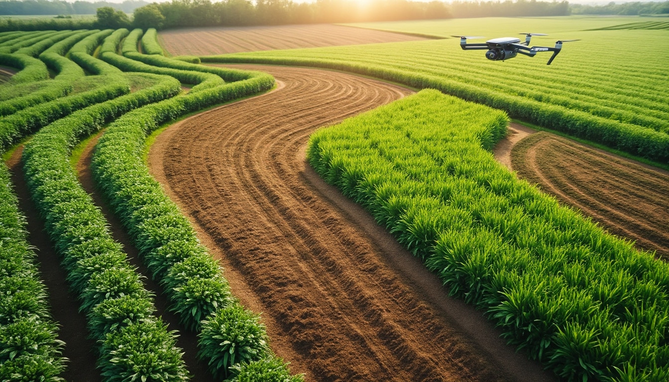 découvrez comment l'analyse par imagerie drone révolutionne la qualité des sols en agriculture de précision pour des cultures optimisées et durables.