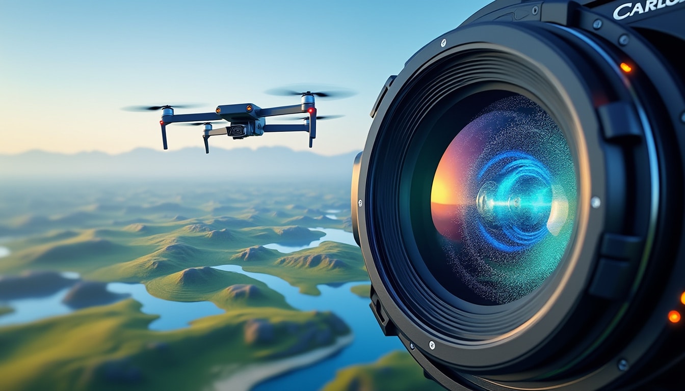 découvrez le rôle crucial de l'obturateur global dans l'amélioration de la netteté des cartes en photogrammétrie, garantissant des images précises et sans distorsion.