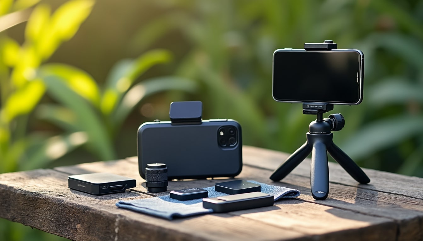 découvrez notre pare-soleil pour smartphone, un kit de terrain simple et essentiel pour améliorer la visibilité de votre écran en plein soleil.