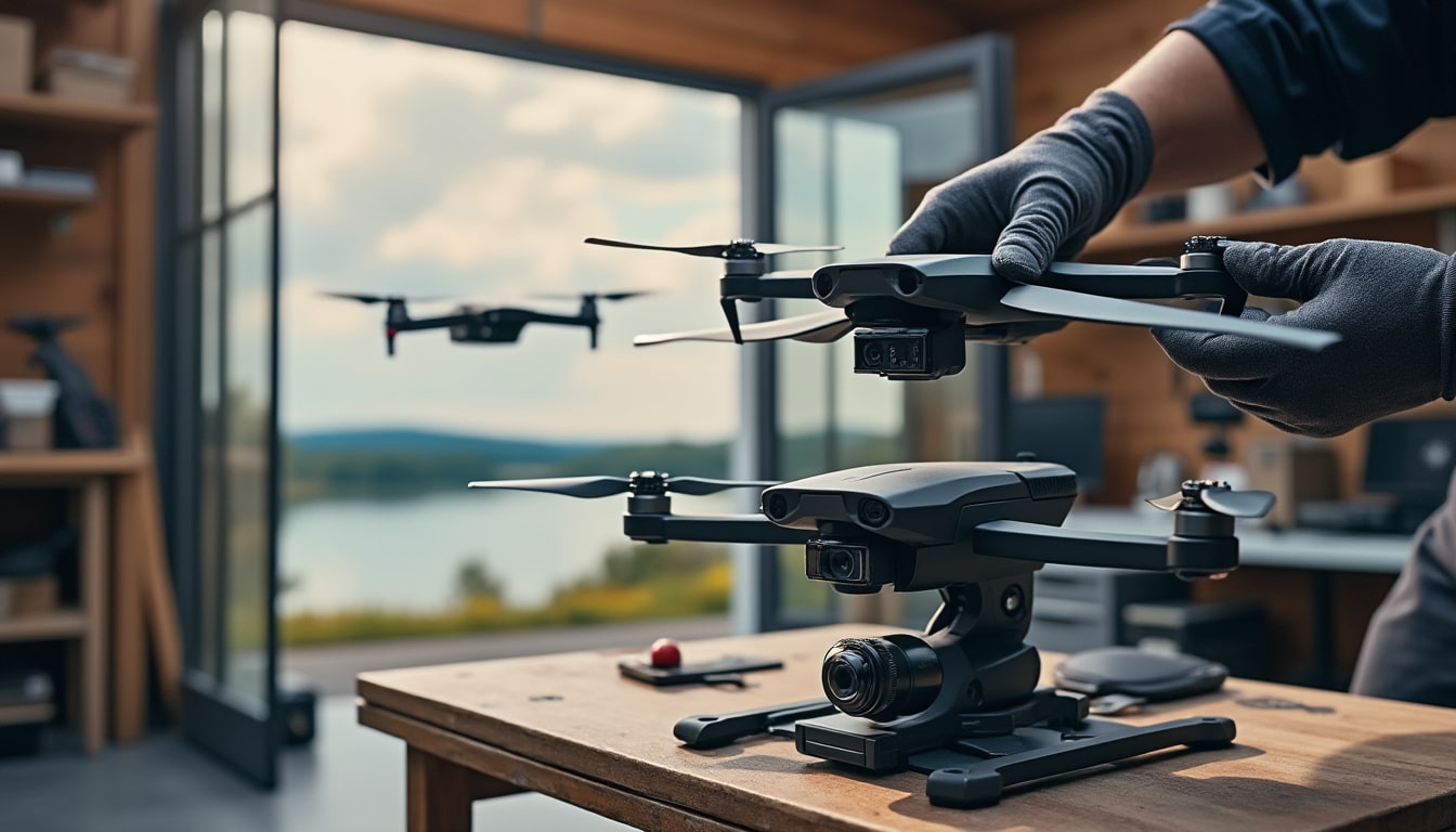 découvrez comment l’équilibrage des hélices réduit les vibrations et améliore la fluidité des vidéos lors de la stabilisation de votre drone.
